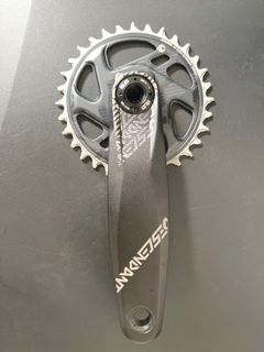 NOT CARBON! Truvativ Deacendant Crank w/ SRAM GX 32t Sprocket