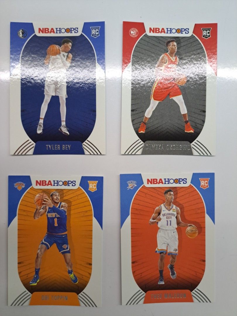 2020 NBA Hoops Rookie Cards (Category: Vintage Collectibles) located in Singapore. Submitted by wklim79 (Listing ID 1226893131, Image 4). Description: $2.50 per card, $18 for any 8, $25 for any 12, $40 for all 20 cards..