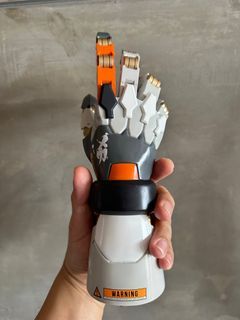 G-Shock Gundam hand statue