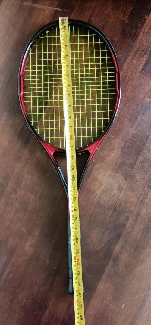 Whipper Legend 10 Tennis Racket (Category: Racket & Ball Sports) located in Singapore. Submitted by richardrayne (Listing ID 1224912377, Image 4). Description: Product Information Name: Whipper Legend 10 Tennis Racket Weight: 300g Length: 68cm Width of Racket Face: 26cm Price: SGD 70.00 (Negotiable) Additional Comments: The product is only used once or twice. Accepted payments include Cash on Meetup only. Meet-ups will be held at Lakeside MRT Sta
