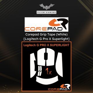 Corepad Grip Tape for Logitech G Pro X Superlight [White]