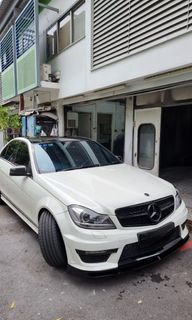 Mercedes W204 facelift bonnet