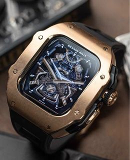 Rm custom stainless steel apple ultra 2  series 49mm case