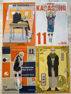 Haikyuu Official A4 Folder Kei Tsukishima Set