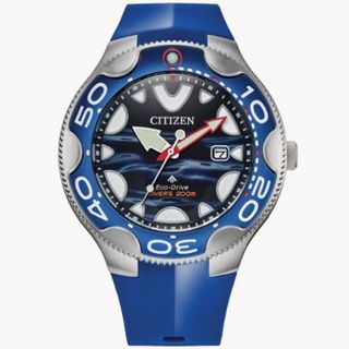 100% Authentic Citizen Promaster Eco-Drive Blue Dial Rubber Bracelet Divers 200m Watch BN0238-02L