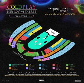 WTS: 2x Coldplay Standing Tickets (31 Jan)