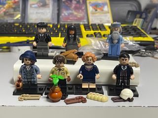 Lego Harry Potter Series 1 Minifig Percival Graves Credence Barebones Neville along bottom Queenie Tina Goldstein Albus Dumbledore Cho Chang