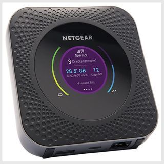 NETGEAR Nighthawk (MR1100) M1 Mobile Hotspot 4G LTE Router - Up to 1Gbps Download Speed | WiFi Connect Up to 20 Devices | Create A WLAN Anywhere | Unlocked to Use Any Sim Card (4G LTE 1Gbps| MR1100)