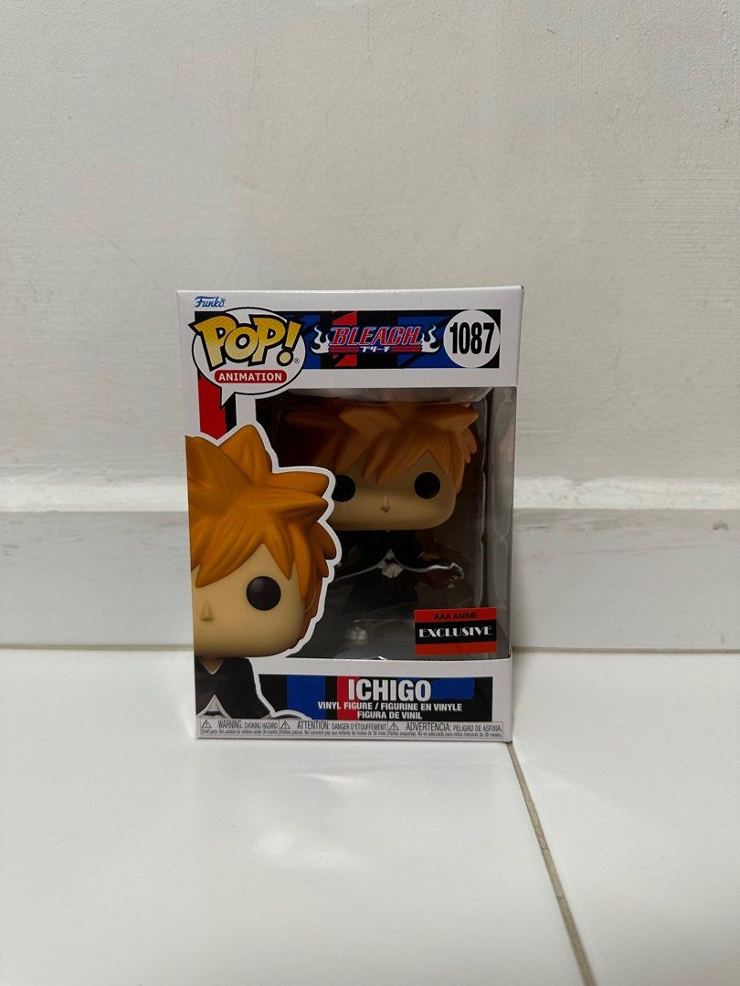 Bleach Funko: Ichigo (Category: Toy Figures) located in Singapore. Submitted by bbq-8 (Listing ID 1244727136, Image 1). Description: *courier @ $5 (QExpress) *self collection at - Sembawang (weekends) -Tanjong Pagar (mccallum street) (weekday) 9am till 6.30pm.