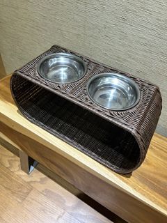 Cat dog elevated bowls