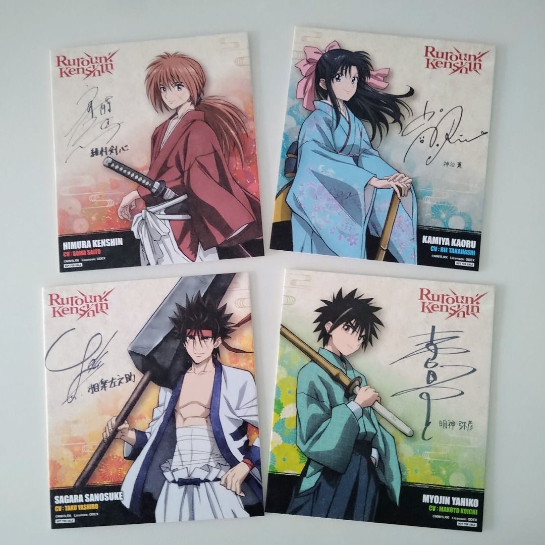 Rurouni Kenshin (Samurai X) Movie Exclusive Acrylic Standees Box Set- Kenshin, Kamiya Kaoru, Sagara Sanosuke, Myojin Yahiko (Category: Other Merchandise) located in Singapore. Submitted by rukawajy (Listing ID 1245127721, Image 6). Description: Blacklisted: gfsg Rurouni Kenshin (Samurai X) Movie Exclusive Acrylic Standees Box Set featuring Himura Kenshin, Kamiya Kaoru, Sagara Sanosuke, Myojin Yahiko. Makes a pretty decorative display with all the