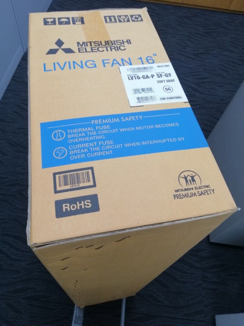 MITSUBISHI STANDING FAN (Category: Fans) located in Singapore. Submitted by jayaccessories (Listing ID 1241593817, Image 2). Description: Delivery charges may apply if u stay far/ STORE SELF PICK-UP MODEL: LV16-GA without remote Step 1️- If no stock 50% will required to make a PO Step 2️- Give me your contact number. Step 3️- Type meet-up Step4️- delivery will depend where is your location Pre order now will take few days if the stock arrive earl