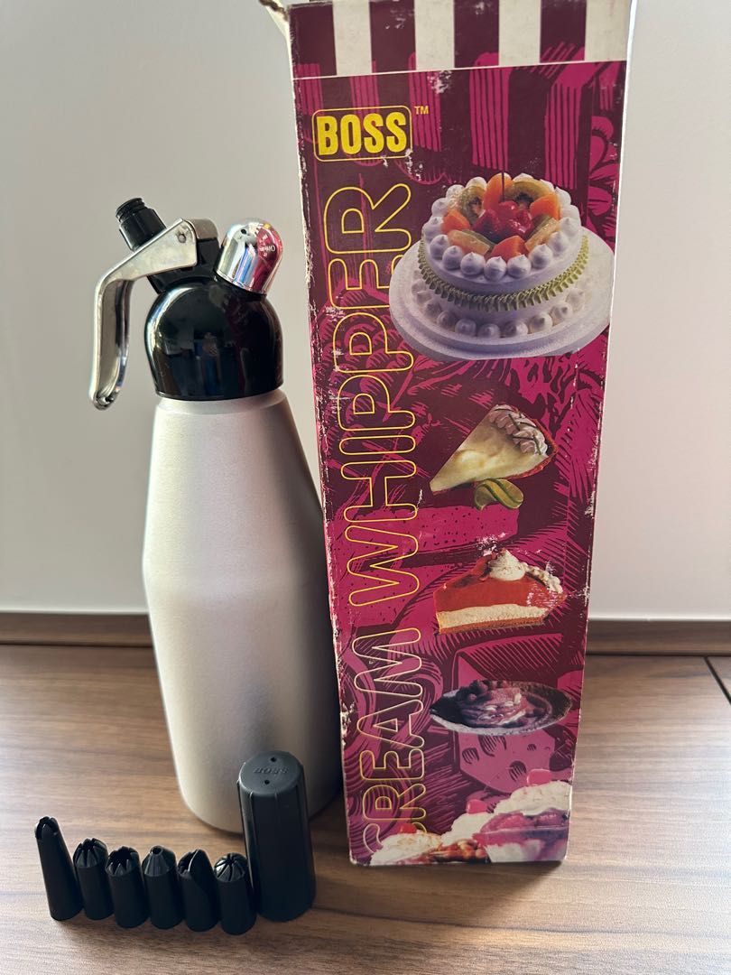 Boss cream whipper (Category: Other Kitchenware & Tableware) located in Singapore. Submitted by clozetlicious (Listing ID 1251206213, Image 1). Description: .