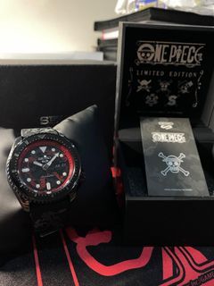 Limited Edition ONE PIECE x Seiko Straw Hat Luffy Edition Mugiwara Zoro Sanji Trafalgar Law Gomu Gomu Gear 5 Sun God Nika Romance Dawn 