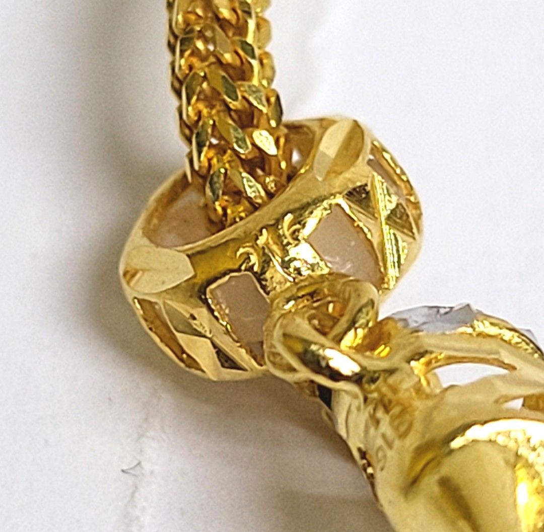 Gold Pandora Bracelet (Category: Bracelets) located in Singapore. Submitted by goldjewel (Listing ID 1254905052, Image 5). Description: Kindly Check With Us For Latest Price If Interested. Genuine 916 Gold Pandora Bracelet. Dangling Charms Designed. Estimated Length 16.5cm. Estimated Chain Width 2mm. Weight 15.46g. 100% Authentic If Not Full Refund. Low-Ballers Will Not Be Entertained. We Do Not Have CarouPay Payment..