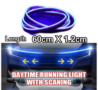 🤩 ! 60cm Long - Super Blue Sequential Scan Mode Bright Led Light Car Hood Strip Interior Ambient Neon Lamp
Dashboard Dash Meter Back Light For Motorcycle Car 12V  #Lotusgod Lotus God 🌟 Plastic 225 🌟