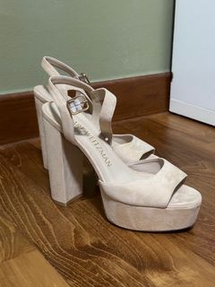 Stuart Weitzman Ryder suede platform sandals