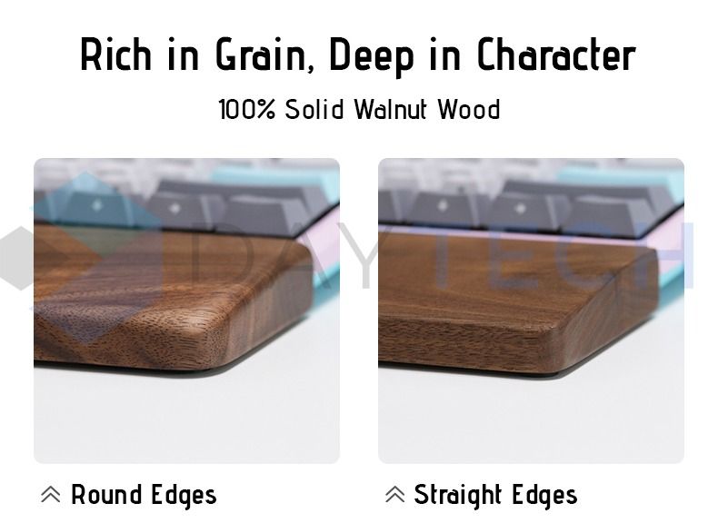 Keyboard Wrist Rest - Premium Walnut Wood | Suitable for 60%, 65%, 75%, 96%, TKL, Full-Size | Palm Rest for Mechanical Keyboard (Category: Computer Keyboard) located in Singapore. Submitted by daytech (Listing ID 1256919308, Image 8). Description: ✅ Ready Stock in SG ⚠️ Slight Variance in Texture, Grain and Colour is Normal (Real Wood) ⛔ Fixed Price Payment via Atome (5% fee)/Paynow/Paylah/Bank Transfer No Cash on Delivery 🏪 Self Collection at S