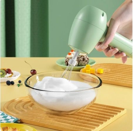Wireless Portable Electric Food Mixer Automatic Whisk Dough Egg Beater Baking Cake Cream Whipper Kitchen Tool (Category: Hand & Stand Mixers) located in Singapore. Submitted by thejaswhinii108 (Listing ID 1256869510, Image 5). Description: Report Item • Wireless and Portable :No wires or cords needed, making it easy to use anywhere in the kitchen. • Automatic Whisk :The mixer automatically whisks ingredients, saving time and effort. • Eco-Friendl
