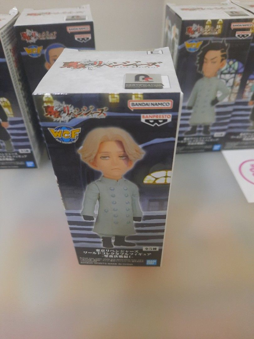 Tokyo Revengers WCF World Collectable Figure (Category: Toy Figures) located in Singapore. Submitted by postmalone (Listing ID 1257258522, Image 4). Description: each for 13 dollars buy 1 set at 55 dollars Mitsuya Hanma.