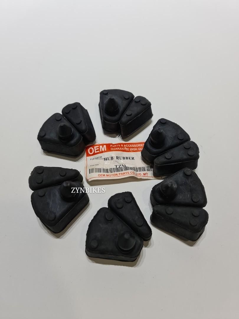 CLICK IN LIST ALL SPROCKET HUB RUBBER SPARK 135 X1R JUPITER Y125Z RXZ TZM 150 RS150 RS150R RSX 150 WINNER X DUKE 125 DUKE 200 DUKE 390 RC 125 RC 200 RC 390 R15 V3 V4 MT 15 V2 XSR 155 KRR150 ZX150R (Category: Motorcycle Accessories) located in Singapore. Submitted by zyn_bikes (Listing ID 1257418982, Image 2). Description: - 1ST PICTURE SPARK 135 X1R JUPITER Y125Z RXZ 1SET $9 - 2ND PICTURE TZM 150 1ET $10 - 3RD PICTURE DUKE 125 DUKE 200 DUKE 390 R