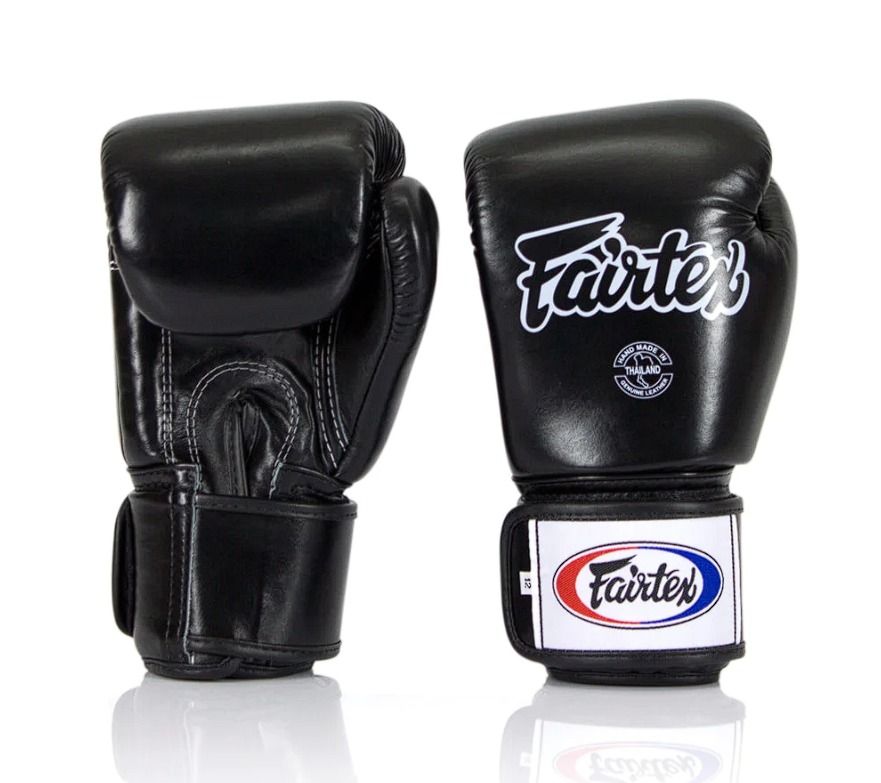 Fairtex BGV 1 Muay Thai Gloves | Boxing Gloves | Kickboxing | Full Leather | 12oz 14oz 16oz | 100% Authentic Guaranteed (Category: Other Sports Equipment and Supplies) located in Singapore. Submitted by uprising (Listing ID 1257575075, Image 1). Description: Brand new in bag with official tag. 100% authentic from Bangkok Thailand. BGV1 Full Leather in 12, 14, 16 oz available. Also available in Red, Navy and White 12oz - $110 14oz - $115 16oz - $1