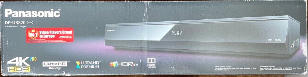 Panasonic DP-UB820 4K Ultra HD Blu-Ray Player