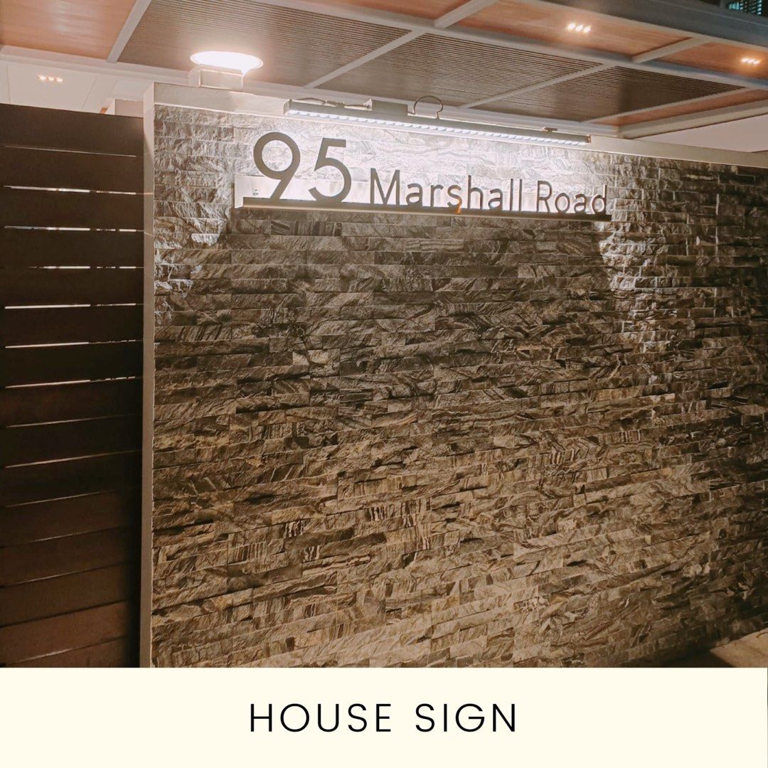 House Sign (Category: Wall Decor) located in Singapore. Submitted by hardwareproduct (Listing ID 1280009783, Image 3). Description: House Sign Special Customisation Chat 💬 to find out more #Home#Design#Special .
