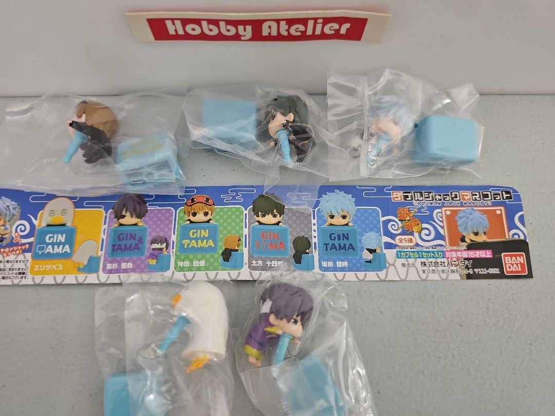 Gashapon Capsule Toy : Gintama Mascots (Set of 5) (Category: Designer & Blind Box Toys) located in Singapore. Submitted by hobbyatelier (Listing ID 1281676548, Image 2). Description: * Complete set of 5 * Brand New * Price listed is while stocks last & final. Non-negotiable * Self-collection preferred Location: Pioneer Junction / Selected MRT Stations [See Meet-Up] by appointment ONLY * Kindly PM to check for item availability before making an of