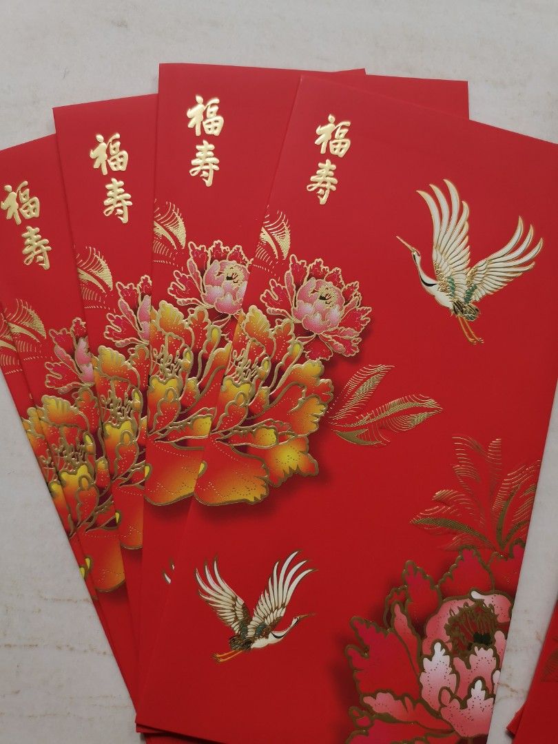 Collectible CNY Red Packets/Ang pow (Category: Occasions & Party Supplies) located in Singapore. Submitted by meowsshop (Listing ID 1282648847, Image 3). Description: Brand new 10 pieces in a pack, made of good quality material 5 pieces of each designs 2D printing surface 3 sets Check out my listing for more red packet / Ang pow designs #dragon #redpacket #angpow #angbao.