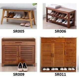 Shoe Rack Bench cabinet shelf with/without Cushion