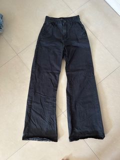 black high waist jeans