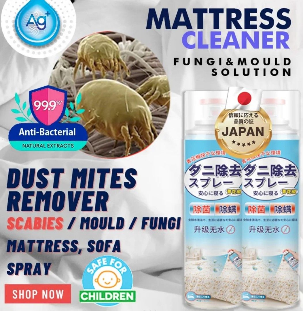 Mattress Cleaner (4 Bottles at $13/=) (Category: Cleaning Tools & Supplies) located in Singapore. Submitted by surfbrowsenbuy (Listing ID 1277232611, Image 1). Description: Brand new. Anti Fungi or Anti Mould. Spray from a distance. 4 Bottles at $10.00.