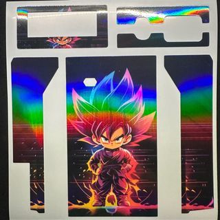 Custom holographic IU / OBU motorcycle sticker vinyl wrap