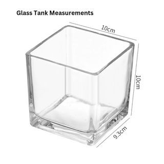 Glass Tank for Betta fighting fish durable materials and non-toxic for your pet fish. Terrarium Tank