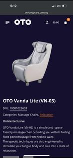 OTO Vanda Lite Massage chair