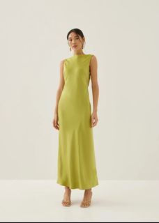 Love Bonito LB Maizie Padded Drape Maxi Dress