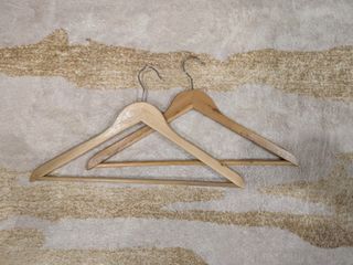 Set of 10 Wooden Hangers