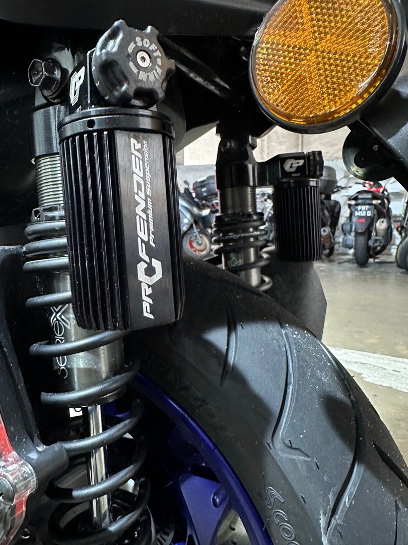 YAMAHA XMAX PROFENDER X-SERIES LOWERED (Category: Motorcycle Accessories) located in Singapore. Submitted by creation.motorworld (Listing ID 1332378811, Image 6). Description: XMAX PROFENDER X-SERIES BLACK / RED COMES IN 2 HEIGHT 350mm (Standard) 330mm (Lowered) CREATION MOTORWORLD PTE LTD ✅ New & Reconditioned Used Bike ✅ Commercial Rental ✅ Export / Scrap Services ✅ Refinancing ✅ Accident Claims Our location 📍1 Corporation Drive #02-10 Revv Bu
