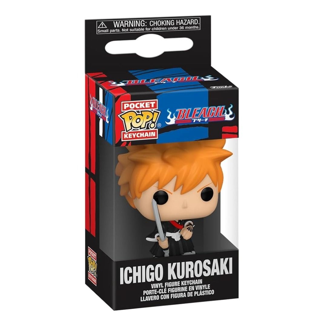 [Free Delivery] Funko Pocket POP! Bleach - Ichigo Kurosaki (Shikai) Keychain (Category: Toy Figures) located in Singapore. Submitted by juscollect (Listing ID 1329960659, Image 3). Description: [Brand New In Box] Funko Pocket POP! Bleach - Ichigo Kurosaki (Shikai) Keychain Keychain Stands At 1.5 Inches Free Delivery, No Hassle, No Meet up Required! While Stocks Last! -------------Free Delivery------------- 1) Indicate your address 2) Make full pa