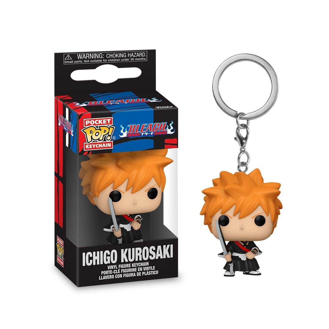 [Free Delivery] Funko Pocket POP! Bleach - Ichigo Kurosaki (Shikai) Keychain (Category: Toy Figures) located in Singapore. Submitted by juscollect (Listing ID 1329960659, Image 1). Description: [Brand New In Box] Funko Pocket POP! Bleach - Ichigo Kurosaki (Shikai) Keychain Keychain Stands At 1.5 Inches Free Delivery, No Hassle, No Meet up Required! While Stocks Last! -------------Free Delivery------------- 1) Indicate your address 2) Make full pa