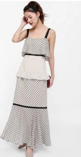 Love Bonito LB layered ruffle maxi dress
