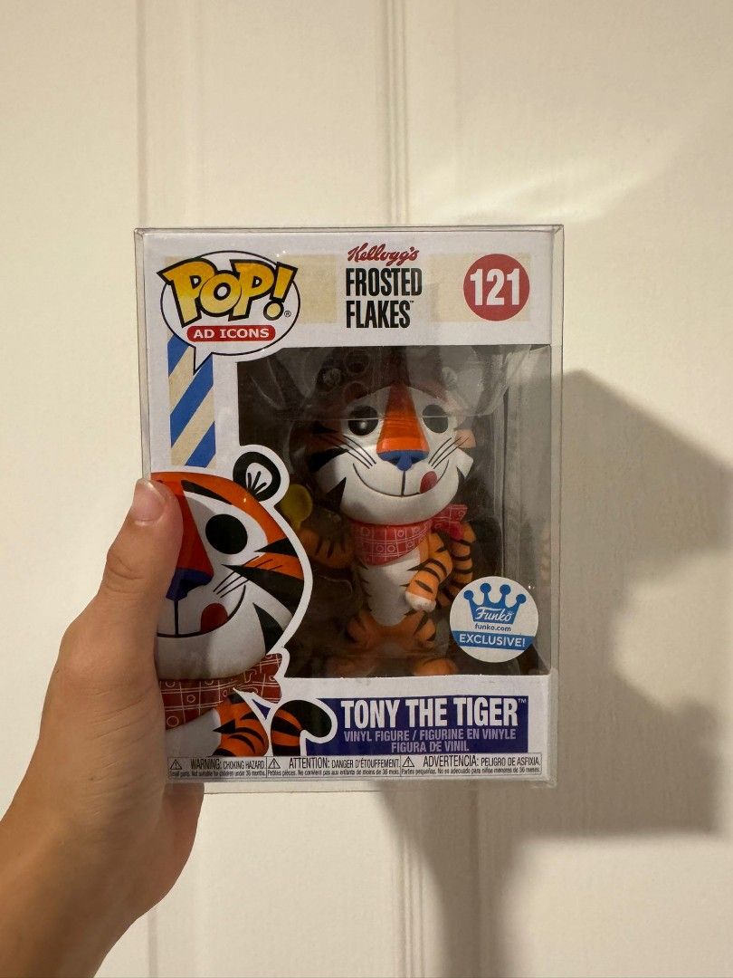 Mega Funko Clearance #2 (Category: Toy Figures) located in Singapore. Submitted by thecatwithnoname_ (Listing ID 1335861462, Image 2). Description: Price inclusive of pop protectors, •Officer mac (89) funko pop ad icons - $30✅️ •The tapatio man (122) funko pop ad icons - $30✅️ •Tony the tiger (121) funko pop ad icons (funko shop exclusive) - $35✅️ •Ronald mcdonald (139) funko pop ad icons (thailand exclusive) - $30✅️ •Twinkie the kid (27) funko p