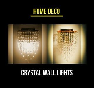 Retro Crystal wall lights