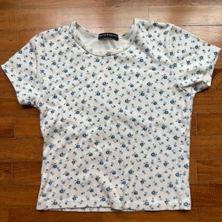 Brandy Melville Ashlyn Top (in blue floral)