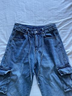womens cargo y2k loose baggy jeans