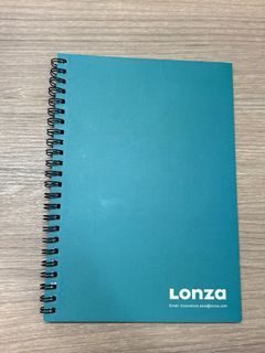 Teal Lonza A5 Lined Spiral Bound Notebook (Christmas Gift)