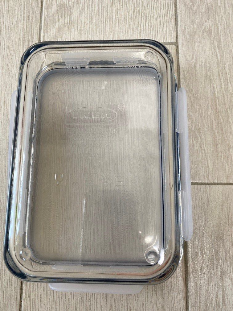 IKEA glass food storage containers (Category: Food Organisation & Storage) located in Singapore. Submitted by Evelynngsl (Listing ID 1334618004, Image 4). Description: .