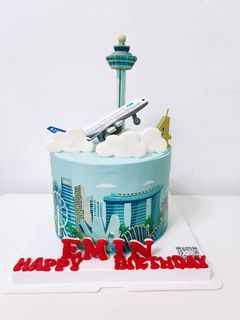 Air plane Birthday Cake