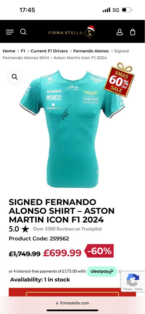 F1 Fernando Alonso PSA certified signed autograph encased postcard (Category: Other Merchandise) located in Singapore. Submitted by mancave_memorabilia (Listing ID 1340957026, Image 2). Description: Other snapshot refers for Alonso signed item. Signed jersey is at more than 1000 sgd. .